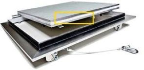 Люк под покраску Ультра, В стену Люк под покраску Ультра, В стену