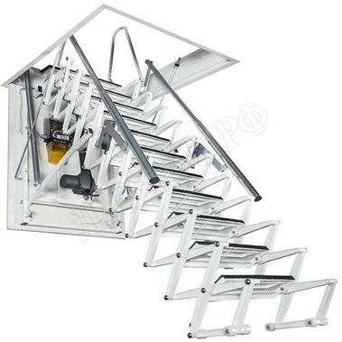 Чердачная лестница Aci Alluminio Fantozziscale Motorizzata Premium 700*1200*3060-3250 Чердачная лестница Aci Alluminio Fantozziscale Motorizzata Premium 700*1200*3060-3250