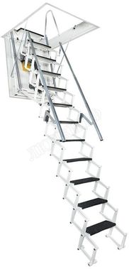 Чердачная лестница Aci Alluminio Fantozziscale Motorizzata Premium 700*1200*3060-3250 Чердачная лестница Aci Alluminio Fantozziscale Motorizzata Premium 700*1200*3060-3250
