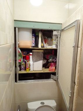 Люк под плитку Нажимной Секрет-Лайт 2 створки 750*300 Люк под плитку Нажимной Секрет-Лайт 2 створки 750*300