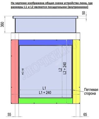 Люк для выхода на кровлю Экстремал, сталь Люк для выхода на кровлю Экстремал, сталь