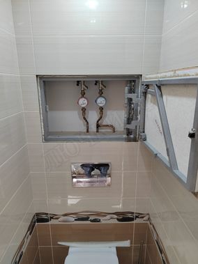 Люк под плитку Нажимной Железяка 800*700 Люк под плитку Нажимной Железяка 800*700