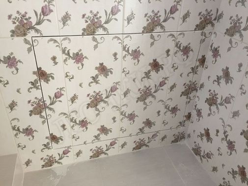 Люк под плитку Нажимной Железяка 800*700 Люк под плитку Нажимной Железяка 800*700