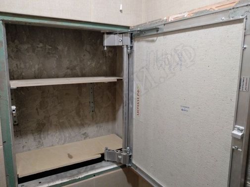 Люк под плитку Нажимной Секрет-Лайт 2 створки 750*300 Люк под плитку Нажимной Секрет-Лайт 2 створки 750*300