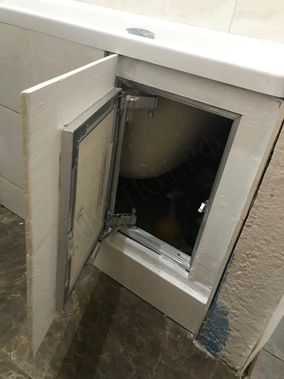 Люк под плитку Нажимной Секрет-Лайт 2 створки 750*300 Люк под плитку Нажимной Секрет-Лайт 2 створки 750*300