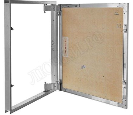 Люк под плитку Нажимной Секрет-Лайт 400*550, 1 створка Люк под плитку Нажимной Секрет-Лайт 400*550, 1 створка