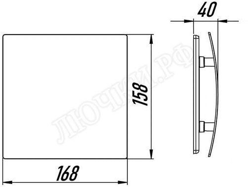 Вытяжной вентилятор Awenta System+, Turbo, 100, KWT100M, PEG100, Белый матовый, стекло Вытяжной вентилятор Awenta System+, Turbo, 100, KWT100M, PEG100, Белый матовый, стекло
